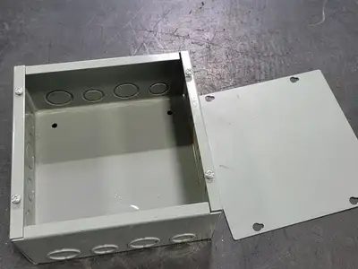 Steel Junction Box 8"x8"x4"