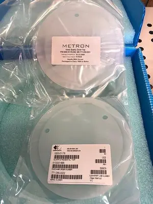 METRON (USED QUARTZ COVER TOP) 0200-1176-002,WITH CLEAN PART QUARTZ PEDESTAL TOP