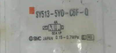 NEW SMC SY513-5YO-C6F-Q SOLENOID VALVE SY5135YOC6FQ