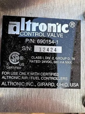 Altronic control valve PN 690154-1