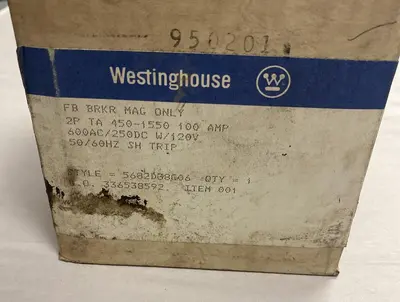New | in-Stock WESTINGHOUSE 1366D72G09 Miscellaneous Equipment (Electrical & Power) | Surplus Asset Holdings #1188233