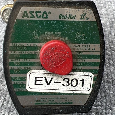 Used ASCO 8262H090 Solenoid Valves California US | Davliegogo LLC #1706564