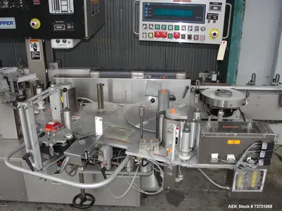 Used NEW JERSEY MACHINE CO PACESTEPPE Pressure Sensitive Labelers Illinois US | Aaron Equipment #1515454