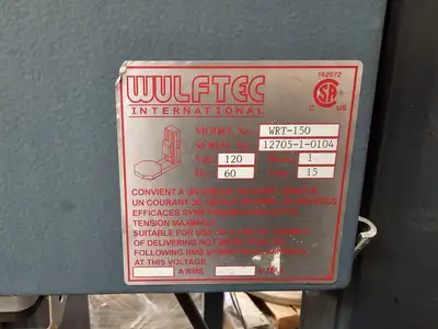 USED WULFTEC INTERNATIONAL WRT-150