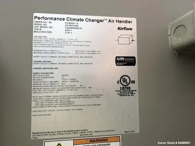 Used TRANE CO CGAM Chillers Illinois US | Aaron Equipment #1130442