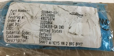NEW FLOWSERVE 010840-03