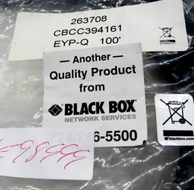 NEW BLACK BOX SERVICES CBCC394161 CABLE EYP-Q