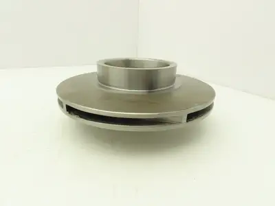 Centrifugal Pump Impeller 60mm Keyed Bore 203mm OD Steel