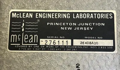 Used MCLEAN ENGINEERING 2E408A10 Miscellaneous Equipment (Electrical & Power) | Surplus Asset Holdings #1195707