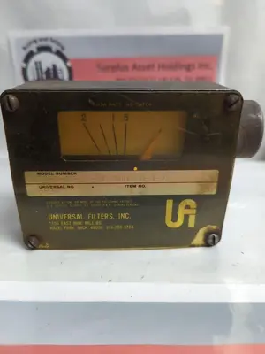Used UNIVERSAL FILTERS FM-2-AL-LP-ME-500SSU-4-7 Indicators Ohio US | Surplus Asset Holdings #1238410