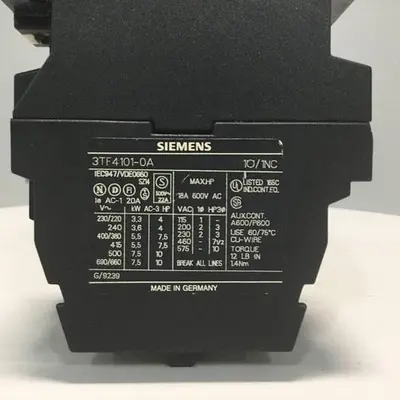 USED SIEMENS 3TF4101-0A