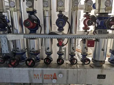 Water-steam generation plant
