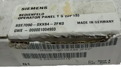 USED SIEMENS 6SE7090-0XX84-2FK0 OPERATOR PANEL 6SE70900XX842FK0