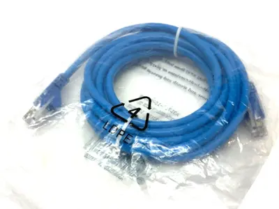 A3L791-10-BLU-S | Belkin  Snagless Cat5 Patch Cable RJ45 to RJ45 10' Length Blue - New