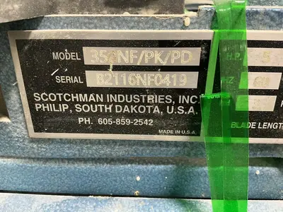 Used 2019 SCOTCHMAN INDUSTRIES 350NF/PK/PD Circular Cold Saws Ohio US | HGR 24 #1452432