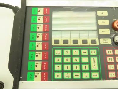 ITW Ransburg RCP/2K Handheld Teach Pendant Control Panel Fluid Metering System