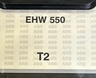 Used ABB EHW550 Miscellaneous Equipment (Electrical & Power) | Surplus Asset Holdings #1195658