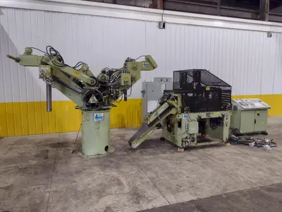 18” X .175”  X 8,000 LBS CWP MODEL #SFAC4-20 SPACE-SAVER AUTOMATIC DOUBLE END SERVO COIL FEED LINE: STOCK #22215