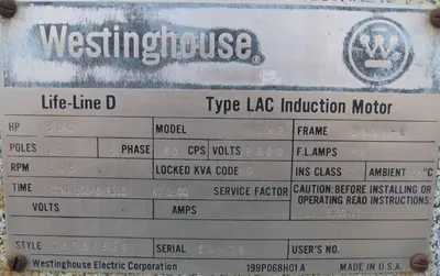 USED WESTINGHOUSE HSW2