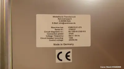 Used WESTFALIA CNB-215-01-076 Disc Automatic Centrifuges Illinois US | Aaron Equipment #84663