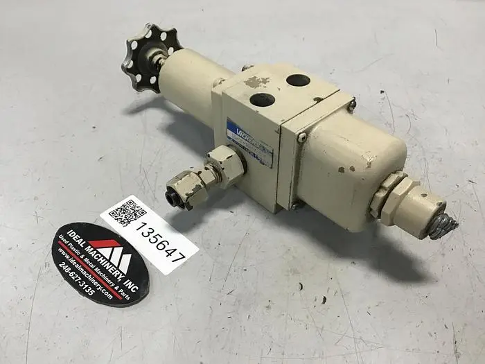 Used VICKERS SG-3F-10-LA-S10 Valves/Fittings Michigan US | Ideal Machinery #696653