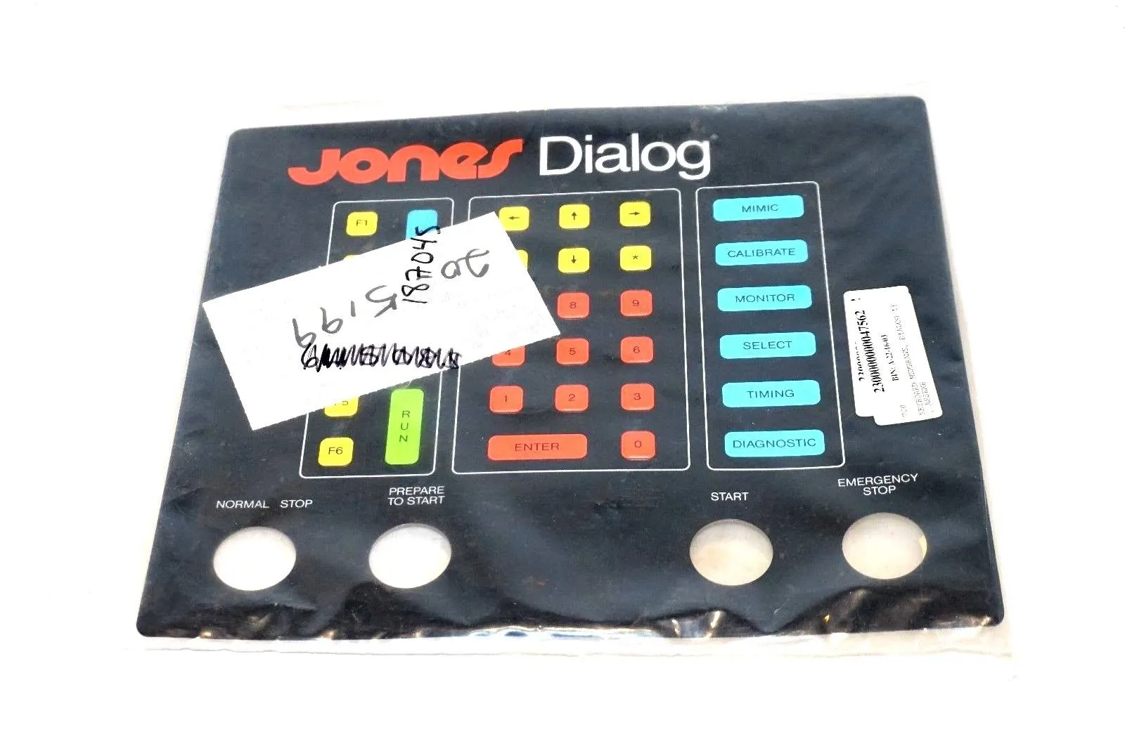NEW JONES DIALOG KEYBOARD MEMBRANE ASSEMBLY