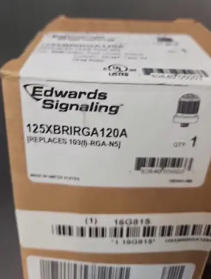 Edwards Signaling 125XBRIRGA120A Visual Signal Light (BIN435)