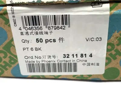 USED PHOENIX CONTACT 3211814, PT 6 BK