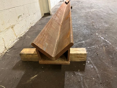 CUSTOM 135" BOTTOM PRESS BRAKE DIE - 9 1/2" O