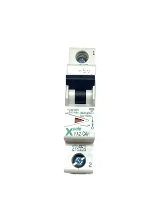 Used Eaton Moeller Miniature Circuit Breaker 1P 4A DIN Rail 278553 Circuit Breakers Michigan US | Maverick Industrial Sales #1394235