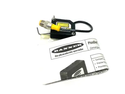 New | in-Stock BANNER PICODOT: CONVERGENT LASER SENSOR, FOCAL POINT: 102 MM 46289 Photoelectric Sensors Michigan US | Maverick Industrial Sales #1090138