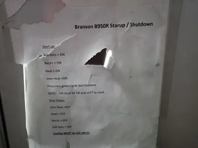 USED BRANSON B950RS SS 40/80DA