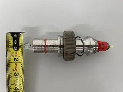 USED METTLER TOLEDO STAINLESS STEEL PH GLASS SENSOR PROBE