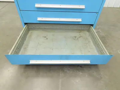 Nu-Era Modular Tool Storage Cabinet 9 Drawer 45x28x61" Stanley Vidmar Lista