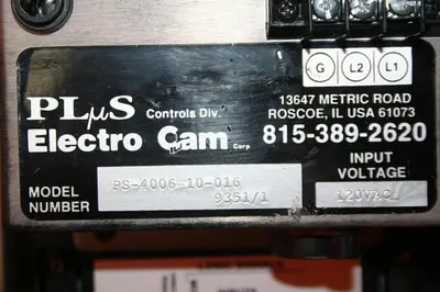 USED ELECTRO CAM PS-4006-10-016