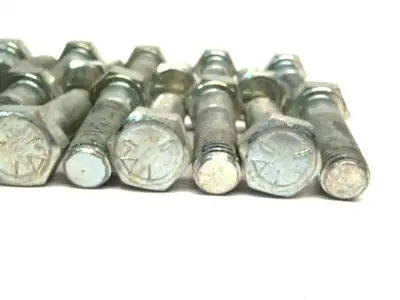 Zinc 3/4-10 x 2-3/4 Inch Head Cap Screws LOT OF 18 - New Other