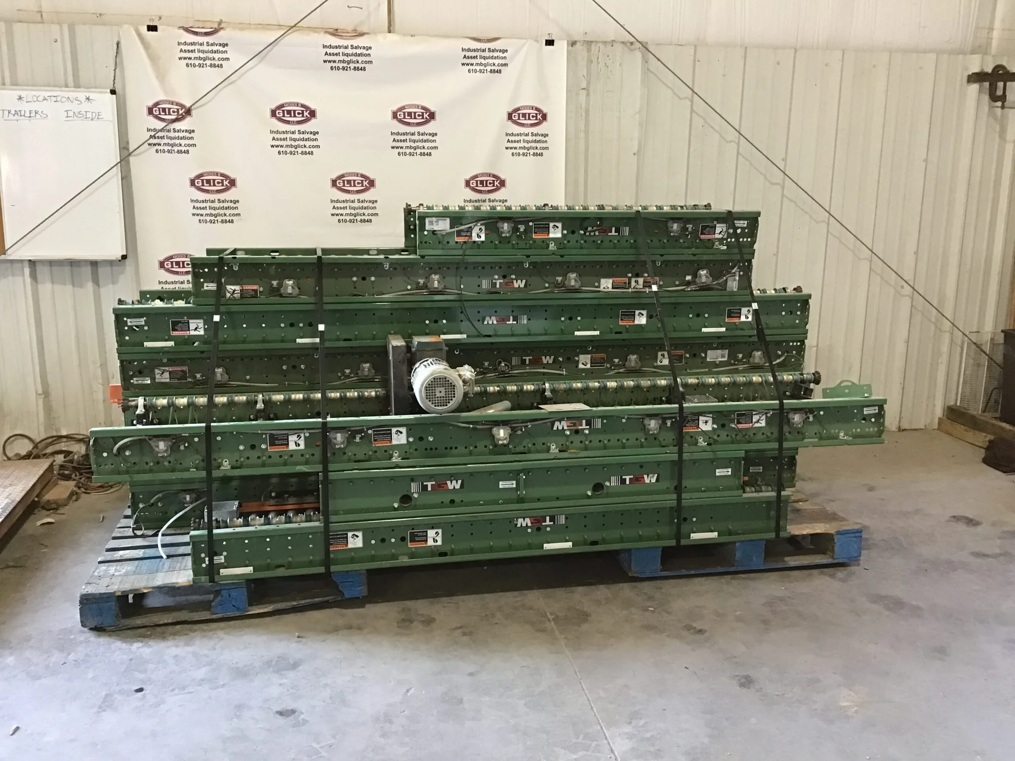 TGW CBC1355899 Zero Pressure Accumulation Roller Conveyor