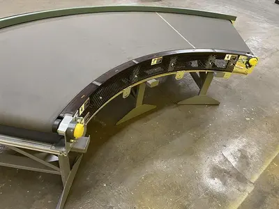 Used 2016 TRANSNORM BELTED CURVE CONVEYOR Belt Conveyors Wisconsin US | Packer City Sales #1297933