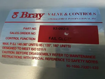 Used 2021 BRAY 930935 Pumps Ohio US | HGR 24 #1518011