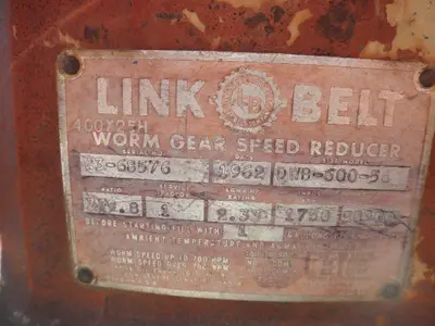USED LINK-BELT DWB-600-58