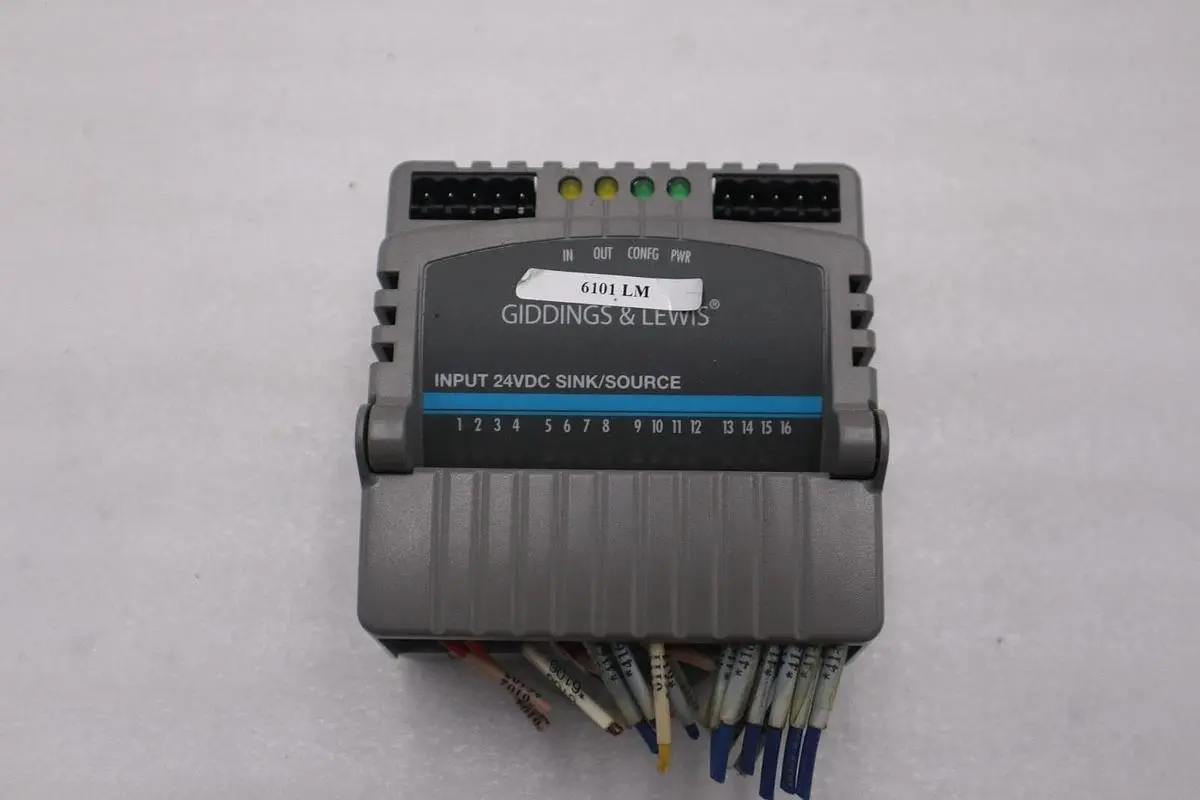 GIDDINGS & LEWIS M.1300.7372 R1 Input Module 24VDC SINK/SOURCE STOCK 628-D