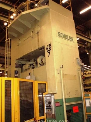 400 Ton, SCHULER P2E2Sqs-400/2.2/04, 400mm STR, 2200X800mmBA, (2)ROL BOL, 2 PRES