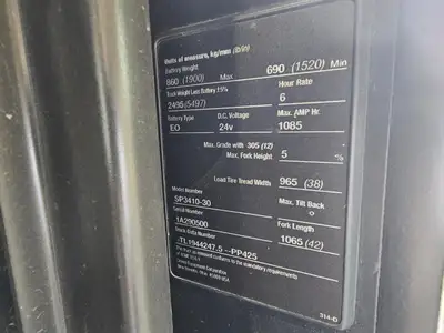 Used 2005 CROWN SP3410-30 Misc Forklifts British Columbia CA | Lenmark #1743336