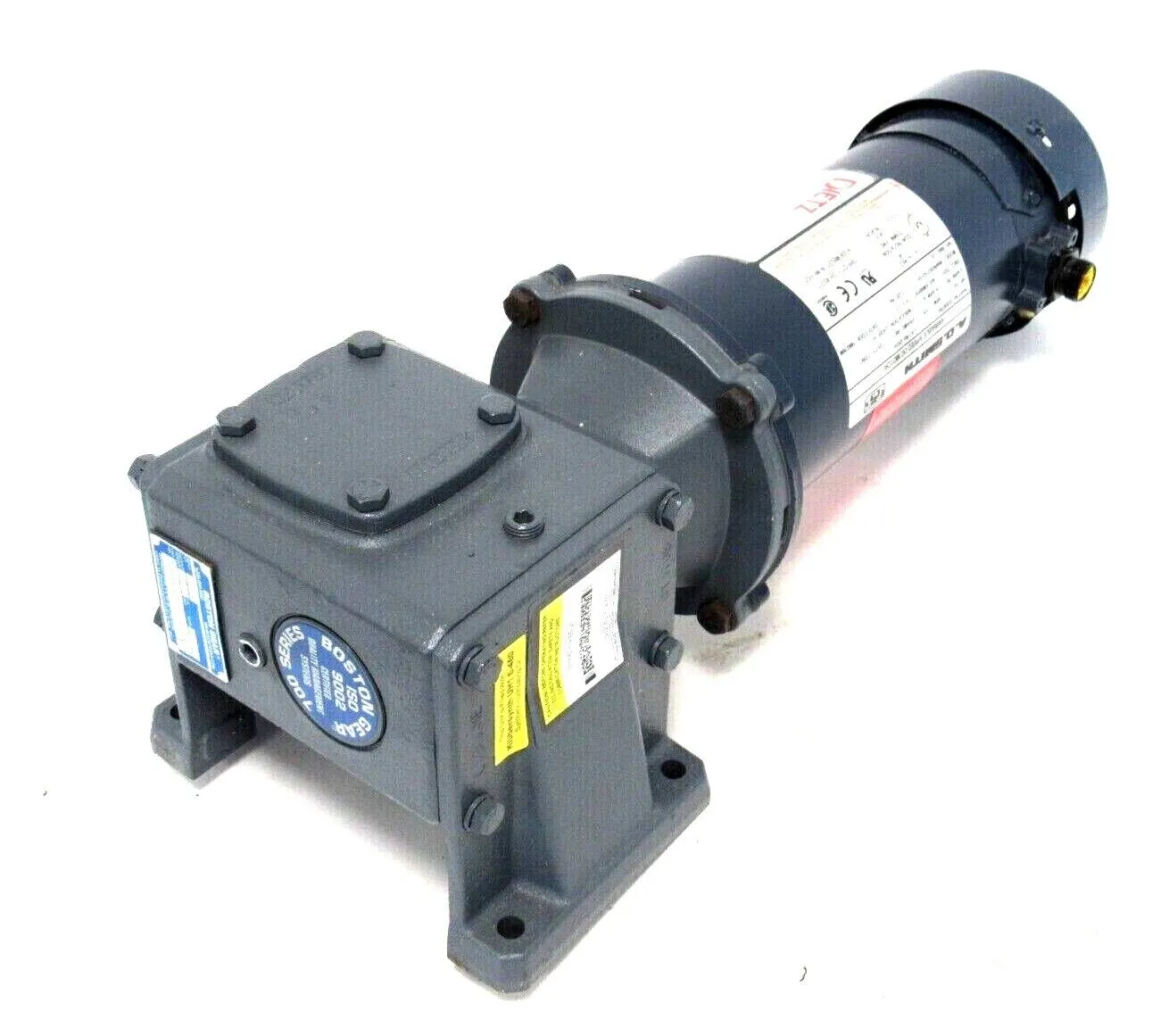 NEW BOSTON GEAR F715E10KB5G1 GEAR MOTOR 10:1 3/4HP 90VDC 46606352143-0A D034