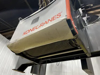 17.5 TON (2014) KONE-CRANES MODEL #CXT60410160P75GGN0S SINGLE GIRDER OVERHEAD CRANE HOIST & TROLLEY: STOCK #18633