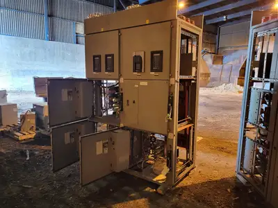 4160 Volts, Series 81000 Two-Column Motor Control Center (MCC) Section