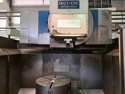 Used 1980 TOS SKQ 8 CNC Vertical Boring Mills (incld VTL) CZ | Amaron s.r.o. #1262083