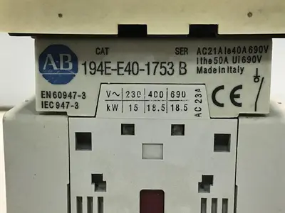 USED ALLEN BRADLEY 194E-E40-1753 SER B