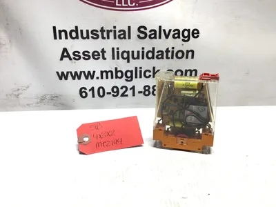 USED 🔌 BRAND: SCHLEICHER – A REPUTABLE MANUFACTURER OF ELECTRICAL CONTROL AND AUTOMATION COMPONENTS. 🔌 MODEL: KZT 110 – SPECIFIES THE MODEL NUMBER OF THE TIME RELAY.