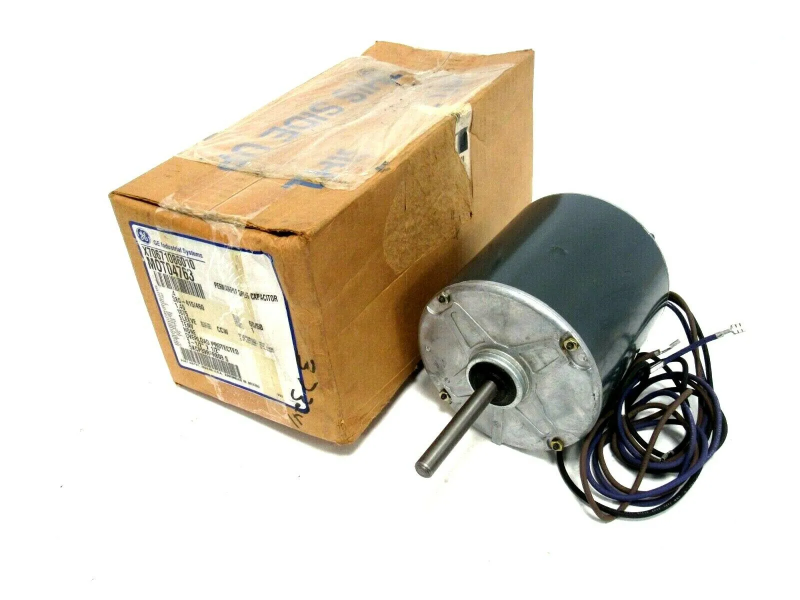 NEW GE X70671086010 MOTOR 380-415/460V 1075RPM MOT04763 1/2" DIA.
